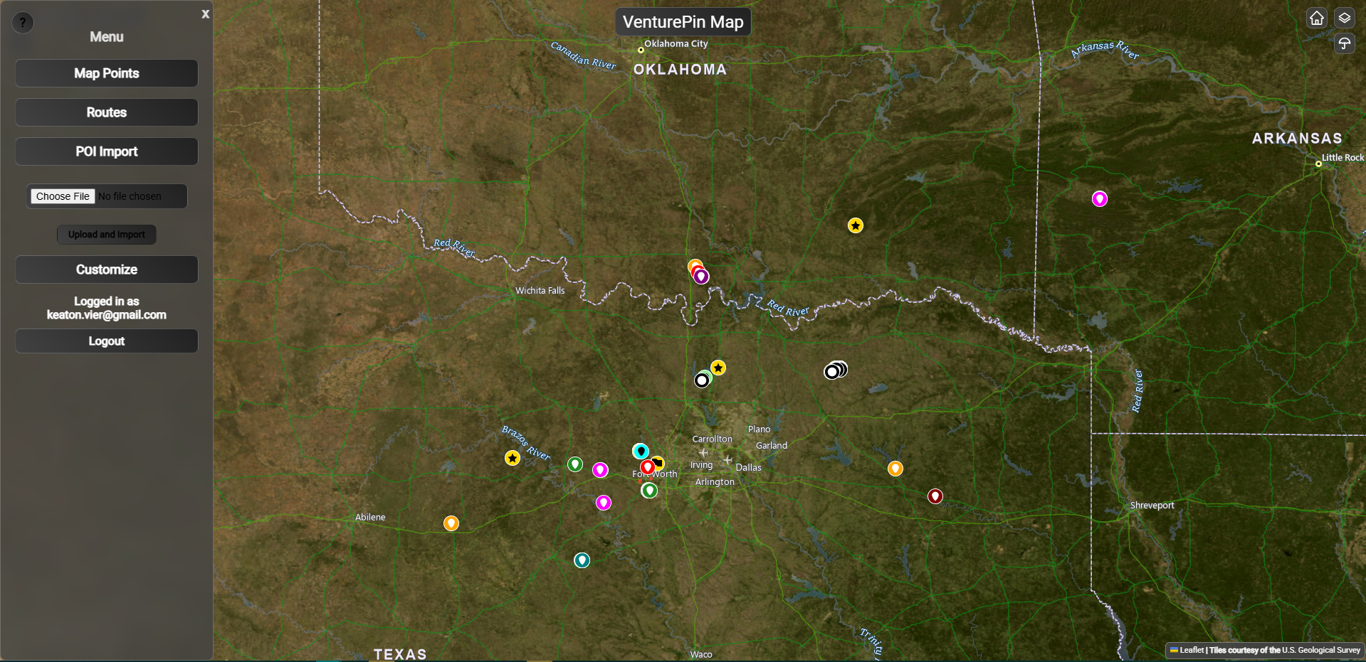 POI Import File Upload Interface